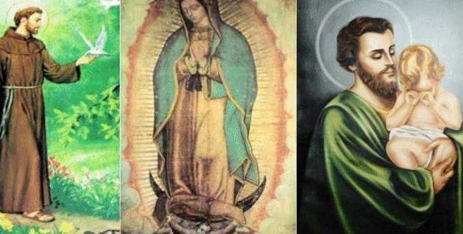 nuestra senora de guadalupe y san francisco de asis